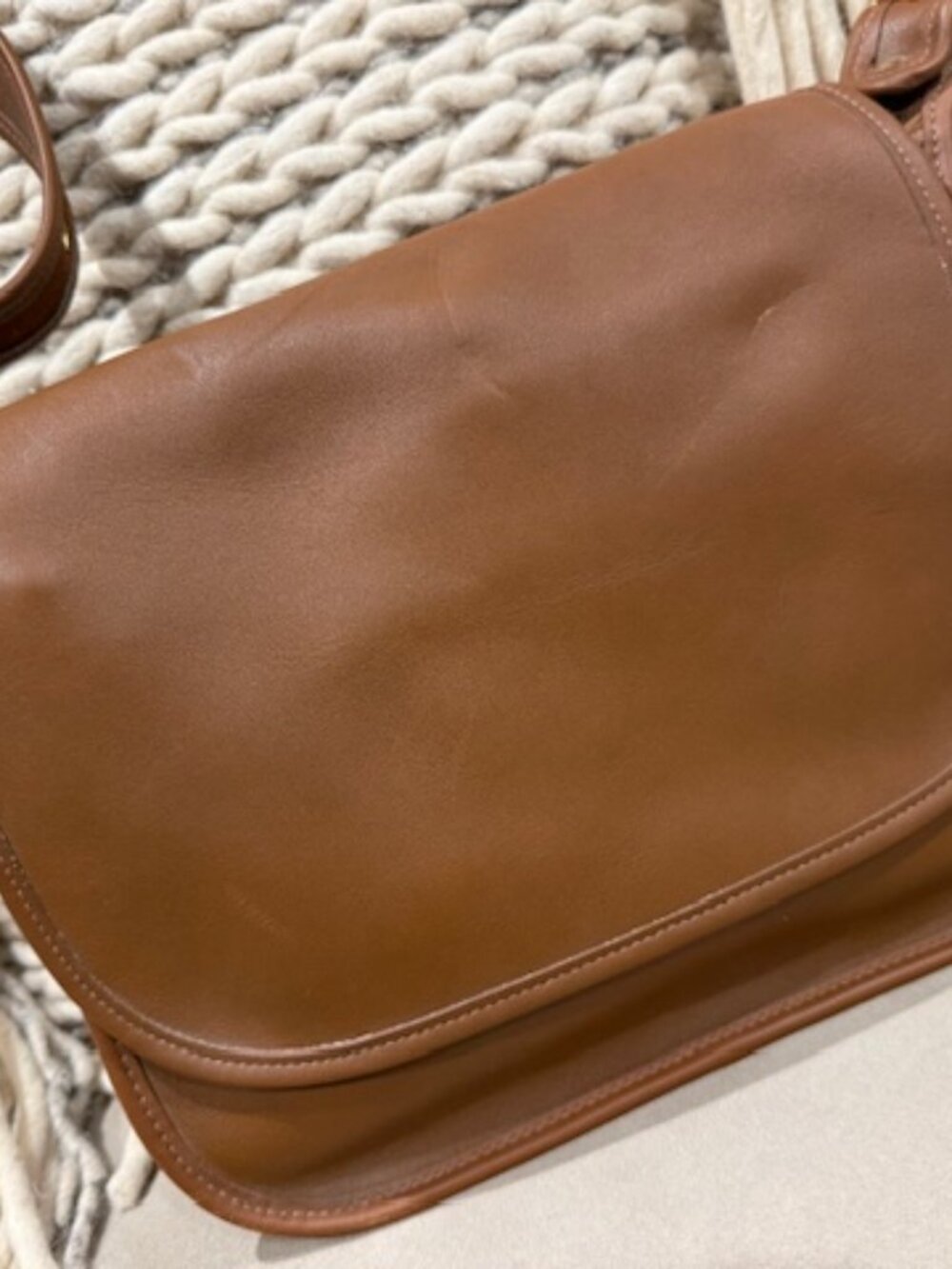 VINTAGE COACH Patricia Legacy Saddle Crossbody Bag (9951)